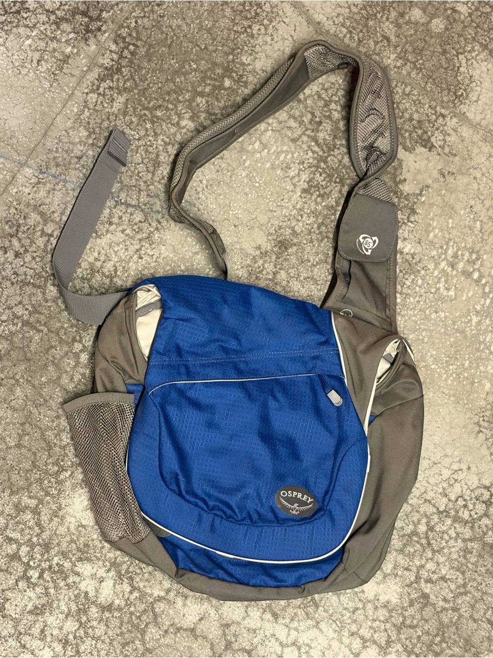 Osprey Float Messenger Bag Blue Gray Hiking / Outdoors